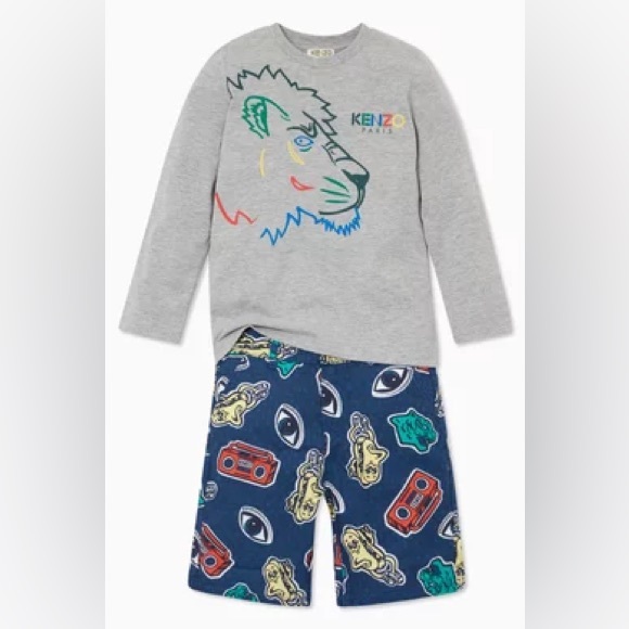 KENZO KIDS Geordan Lion Panther T-Shirt NWT - Picture 4 of 14